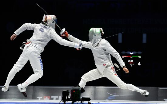 Moscow Sabre international fencing tournament. Men