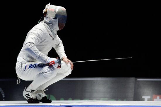 Moscow Sabre international fencing tournament. Men