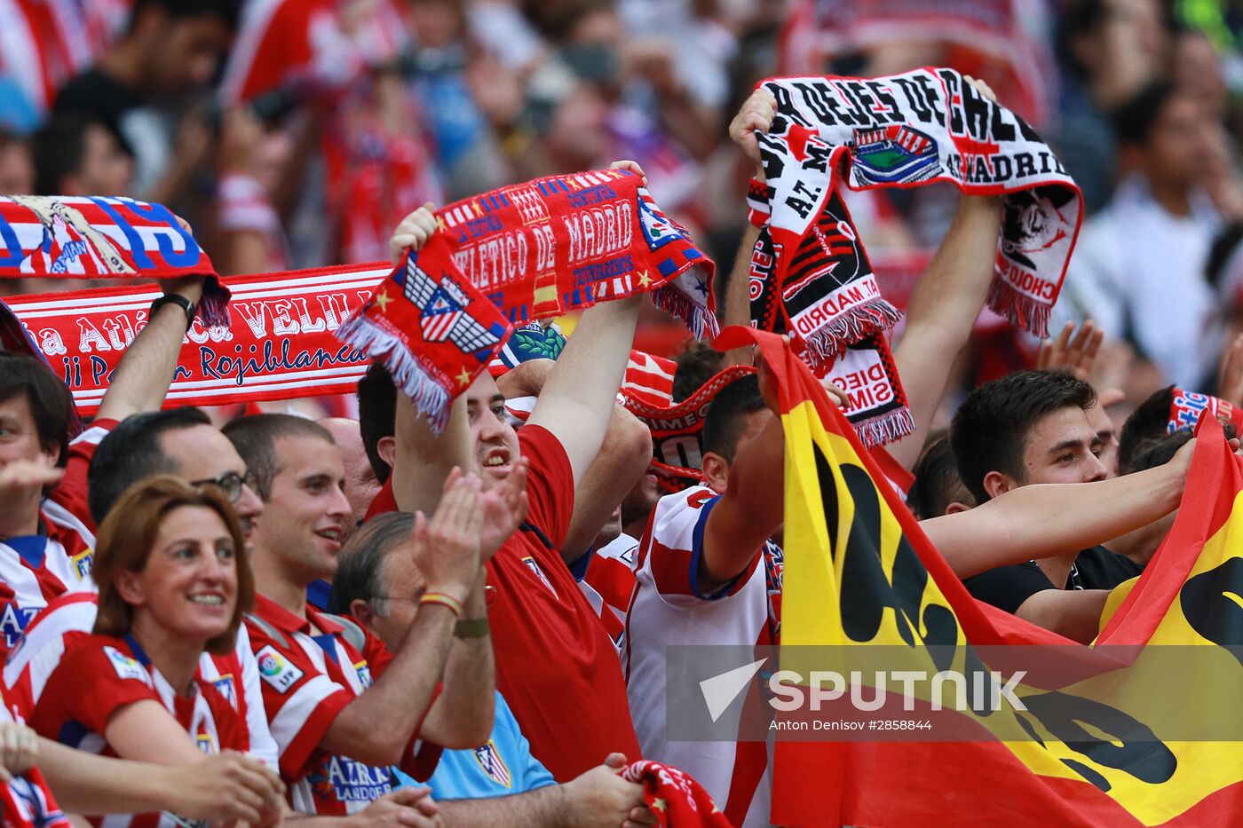 UEFA Champions League final. Real Madrid vs. Atletico Madrid