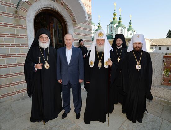 President Vladimir Putin's visit to Greece. Day Two