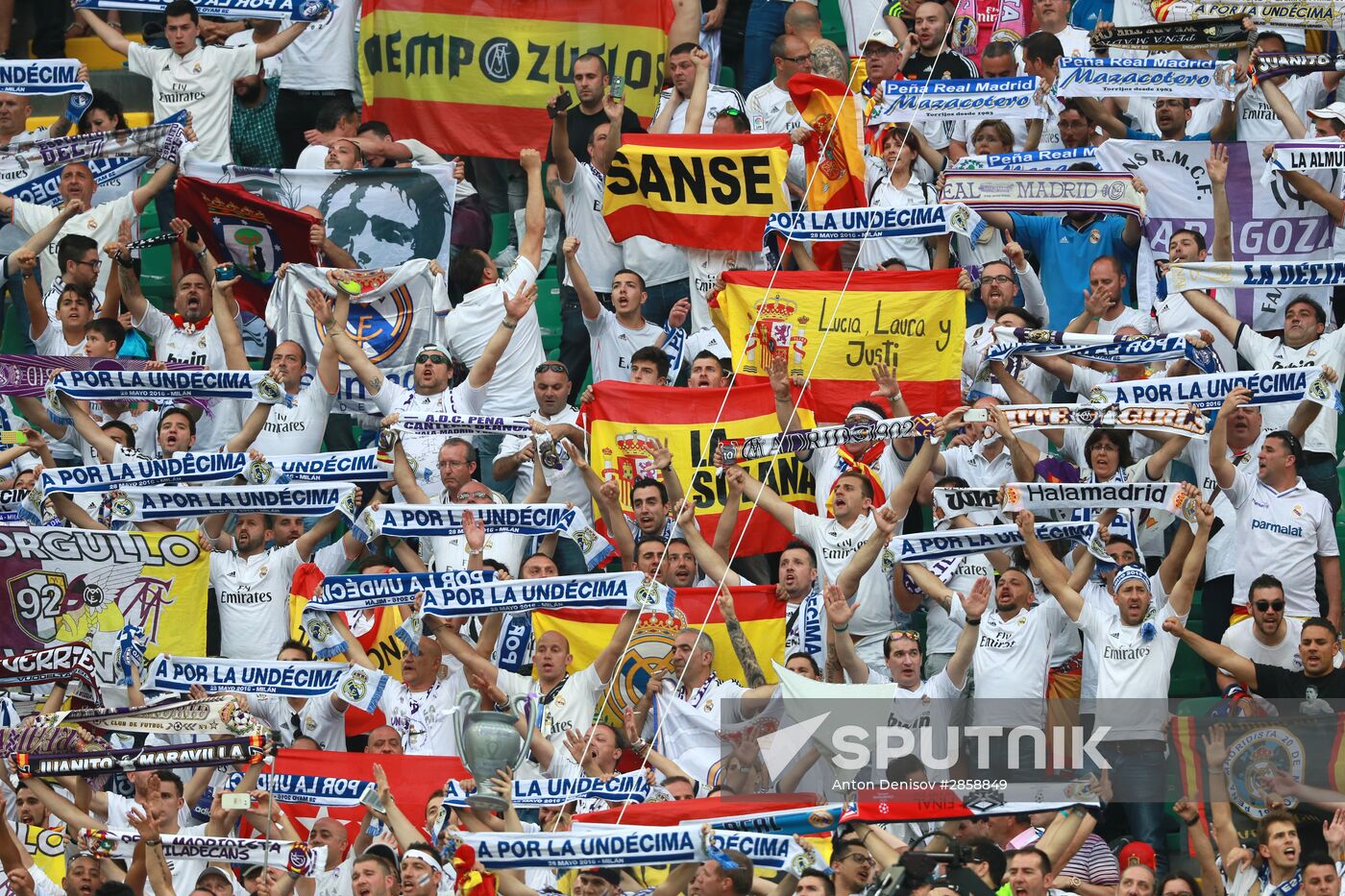 UEFA Champions League final. Real Madrid vs. Atletico Madrid
