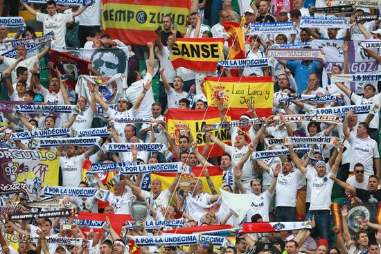 UEFA Champions League final. Real Madrid vs. Atletico Madrid