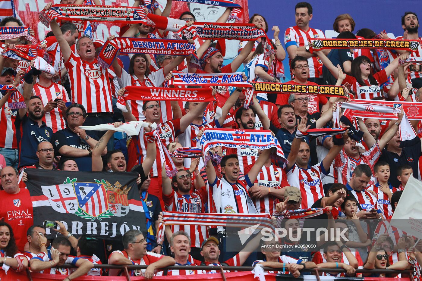 UEFA Champions League final. Real Madrid vs. Atletico Madrid