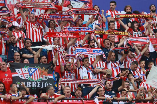 UEFA Champions League final. Real Madrid vs. Atletico Madrid