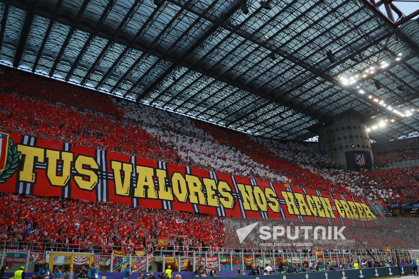 UEFA Champions League final. Real Madrid vs. Atletico Madrid