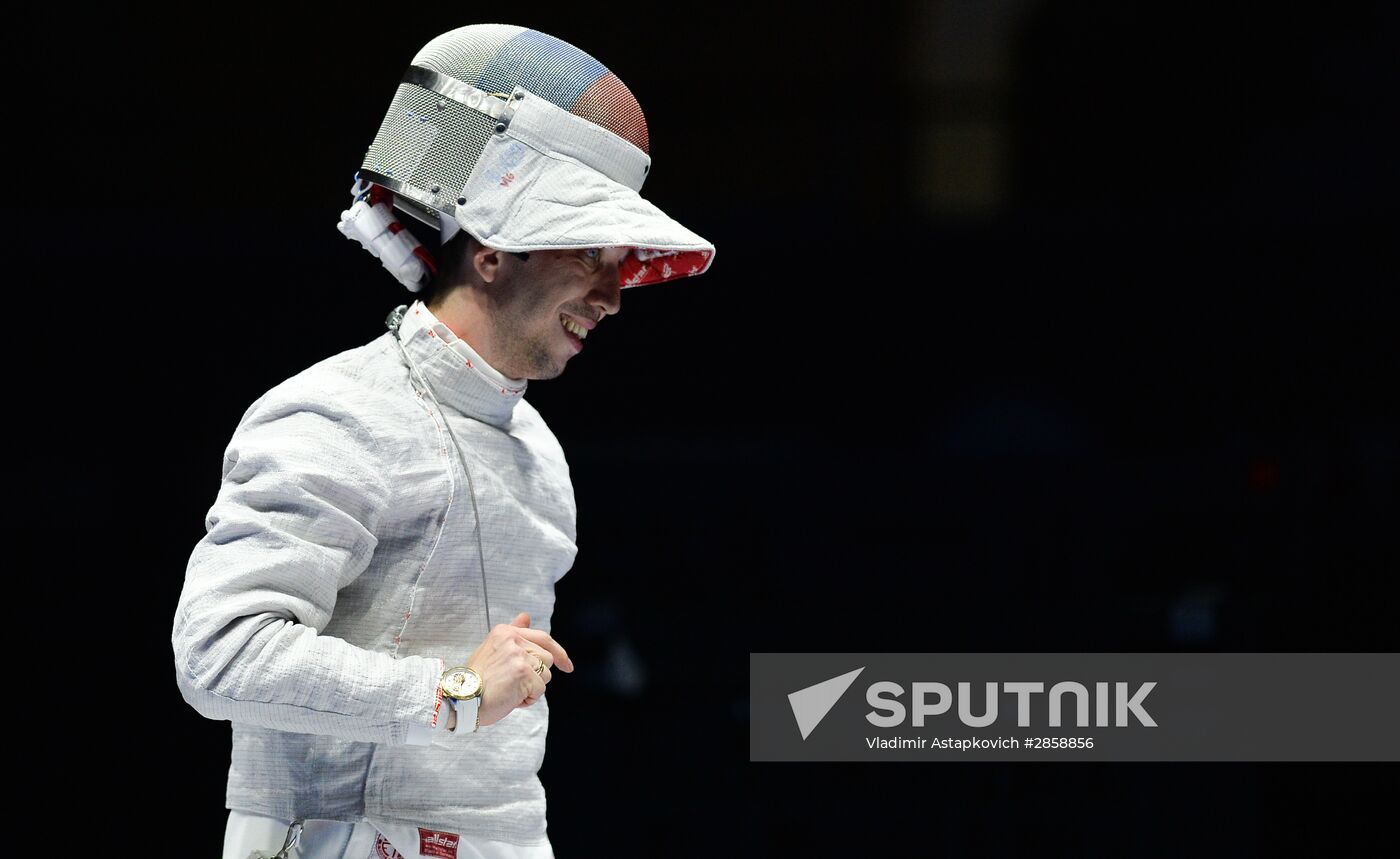 Moscow Sabre international fencing tournament. Men