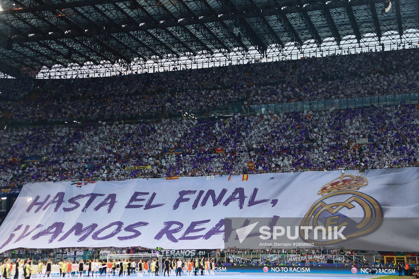 UEFA Champions League final. Real Madrid vs. Atletico Madrid