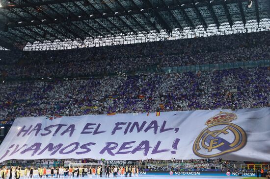 UEFA Champions League final. Real Madrid vs. Atletico Madrid