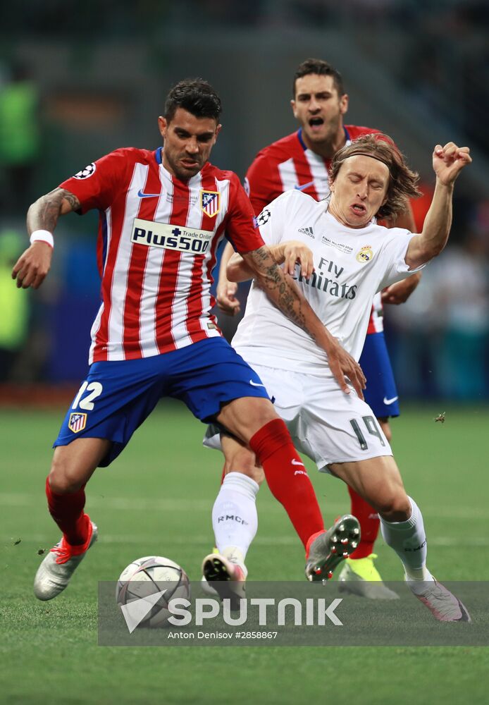 UEFA Champions League final. Real Madrid vs. Atletico Madrid