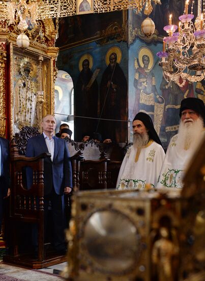 President Vladimir Putin's visit to Greece. Day Two