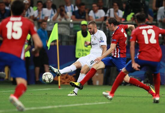 UEFA Champions League final. Real Madrid vs. Atletico Madrid
