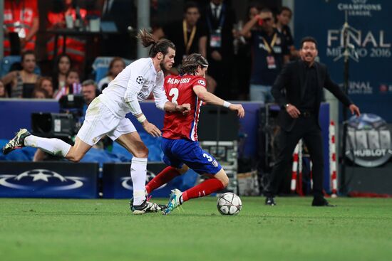 UEFA Champions League final. Real Madrid vs. Atletico Madrid