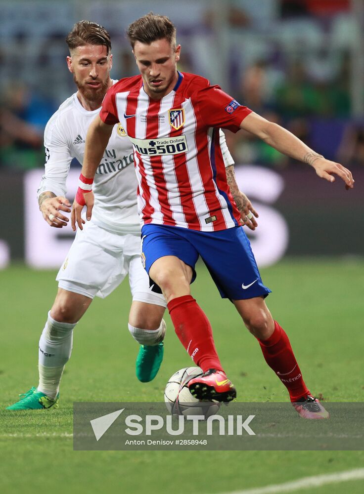 UEFA Champions League final. Real Madrid vs. Atletico Madrid