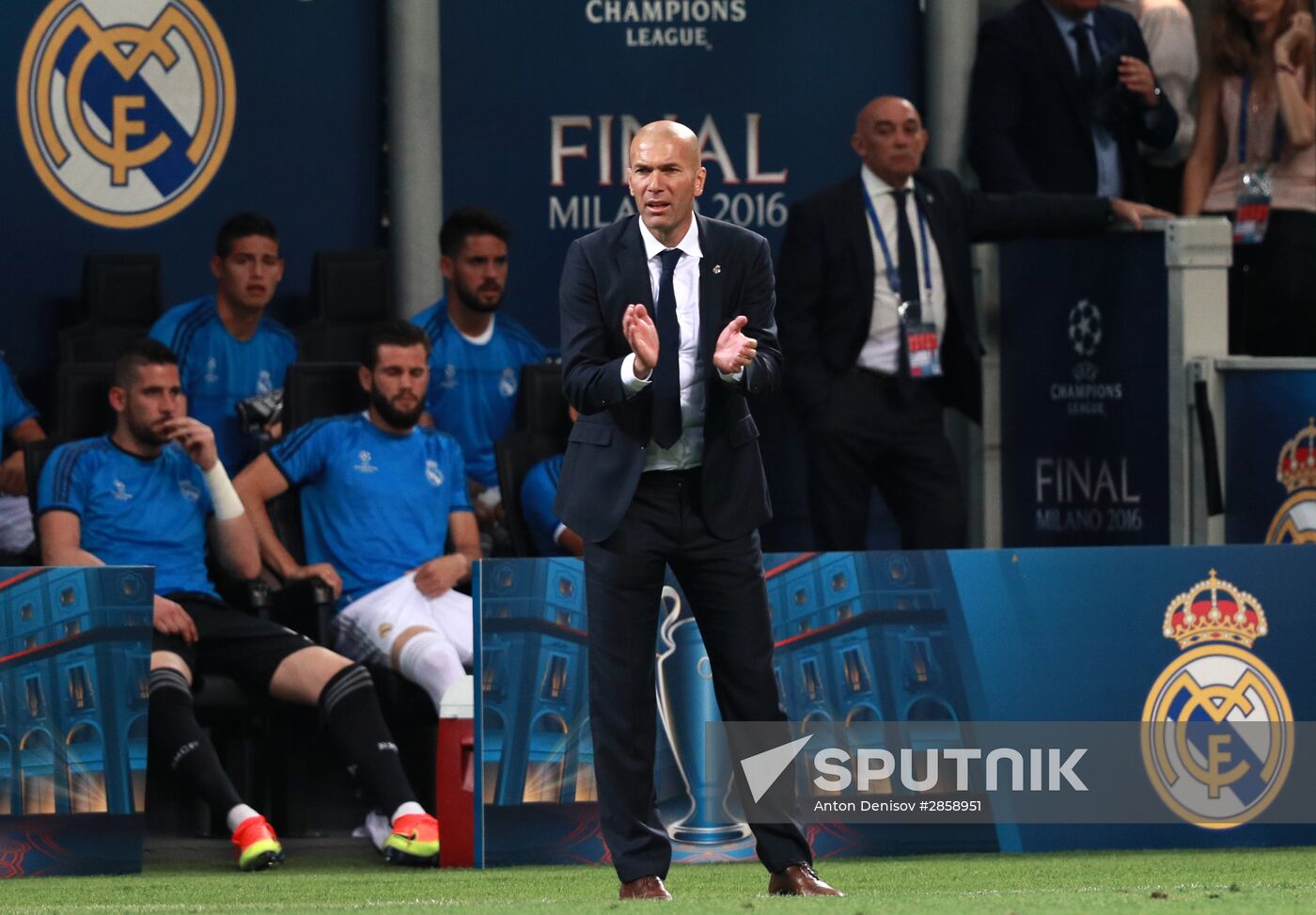 UEFA Champions League final. Real Madrid vs. Atletico Madrid