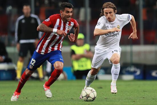 UEFA Champions League final. Real Madrid vs. Atletico Madrid