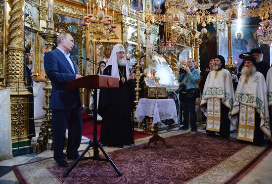 President Vladimir Putin's visit to Greece. Day Two