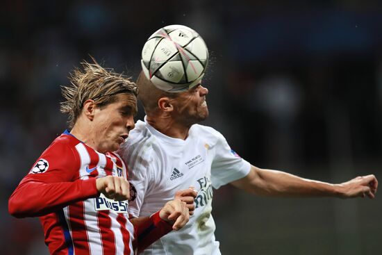 UEFA Champions League final. Real Madrid vs. Atletico Madrid
