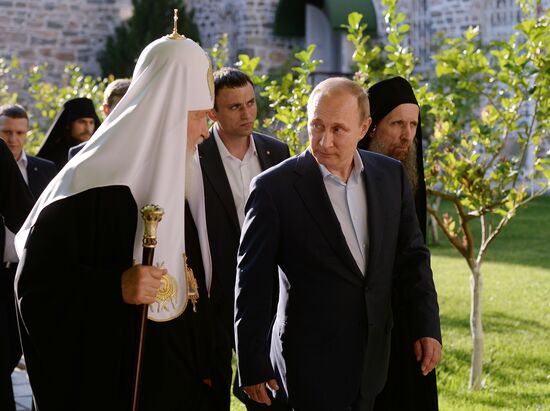 President Vladimir Putin's visit to Greece. Day Two
