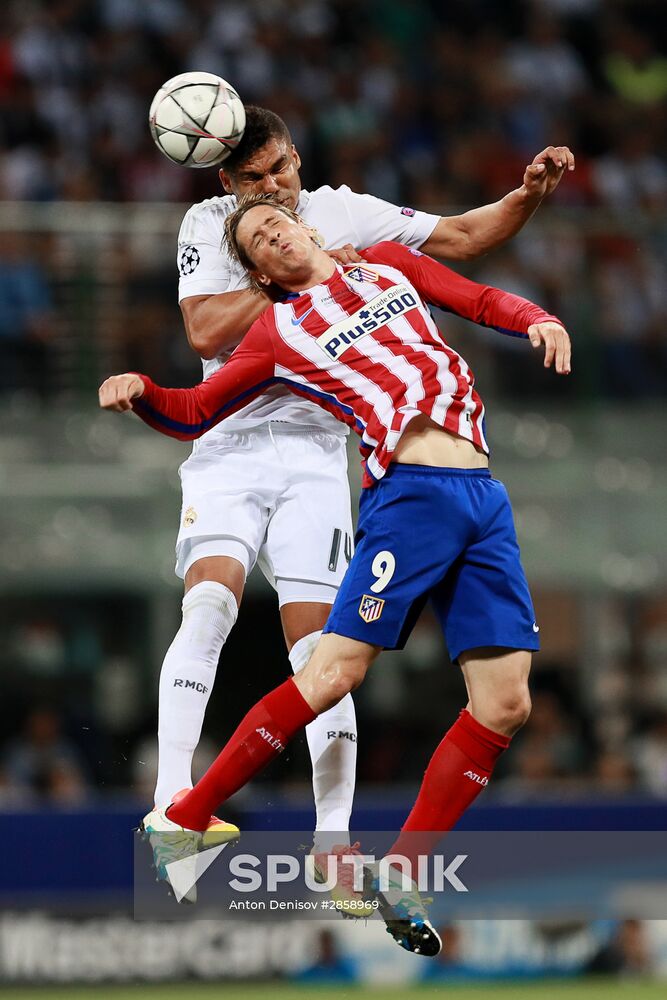 UEFA Champions League final. Real Madrid vs. Atletico Madrid