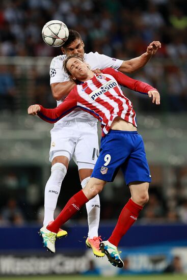UEFA Champions League final. Real Madrid vs. Atletico Madrid