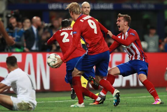 UEFA Champions League final. Real Madrid vs. Atletico Madrid