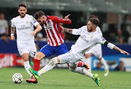 UEFA Champions League final. Real Madrid vs. Atletico Madrid