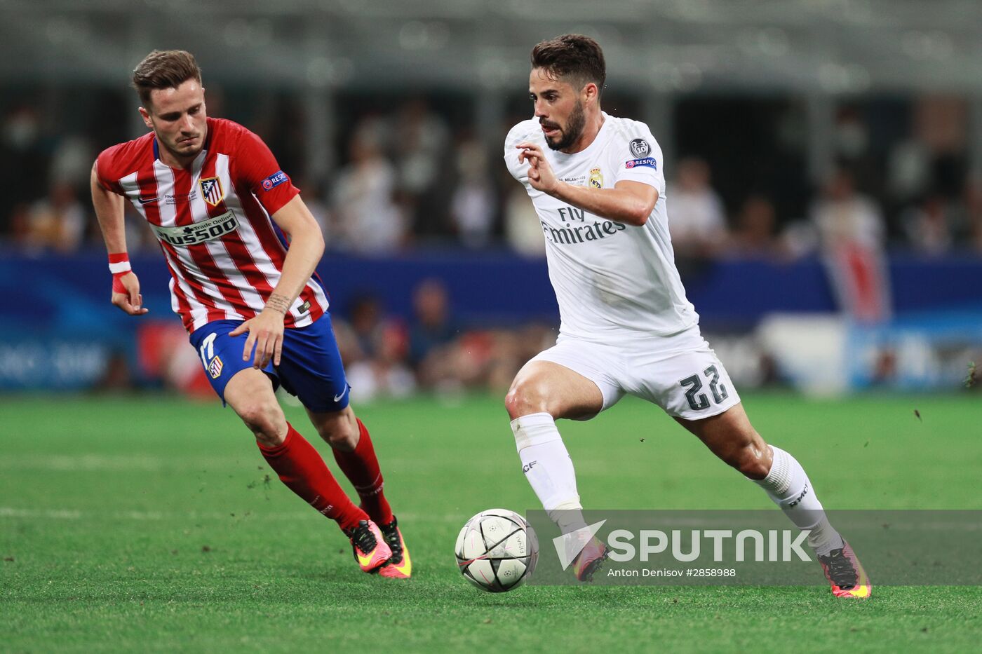 UEFA Champions League final. Real Madrid vs. Atletico Madrid