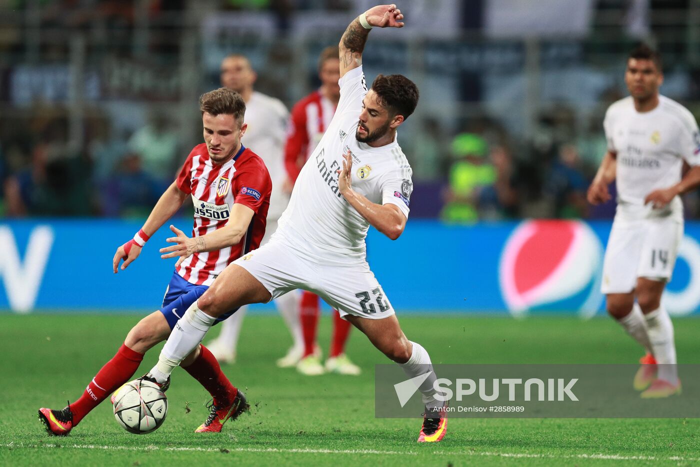 UEFA Champions League final. Real Madrid vs. Atletico Madrid