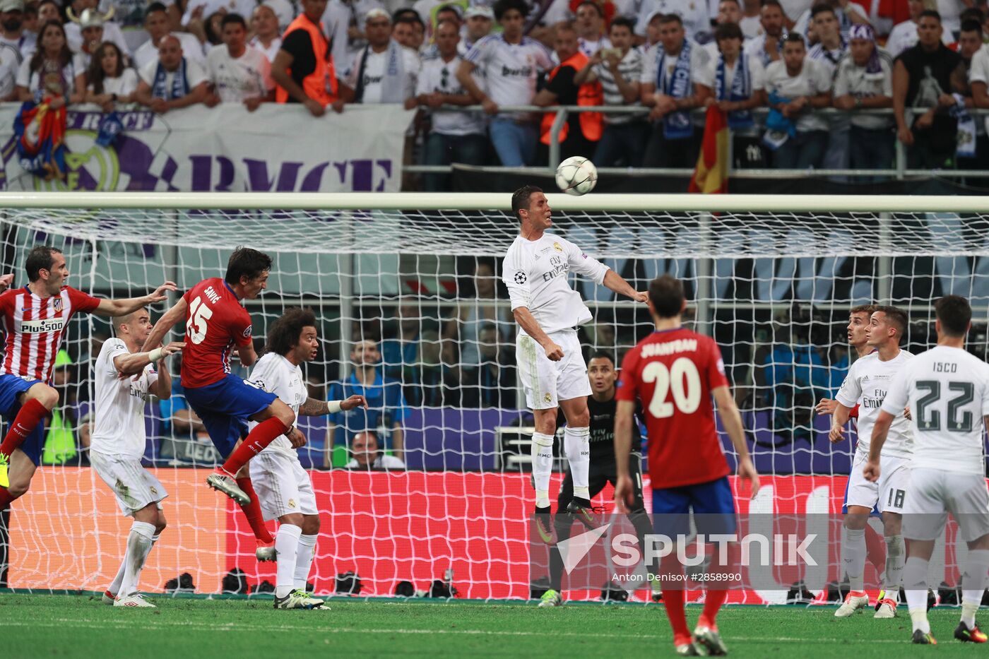 UEFA Champions League final. Real Madrid vs. Atletico Madrid