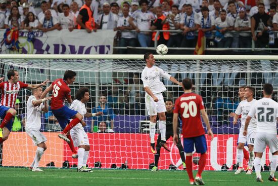 UEFA Champions League final. Real Madrid vs. Atletico Madrid