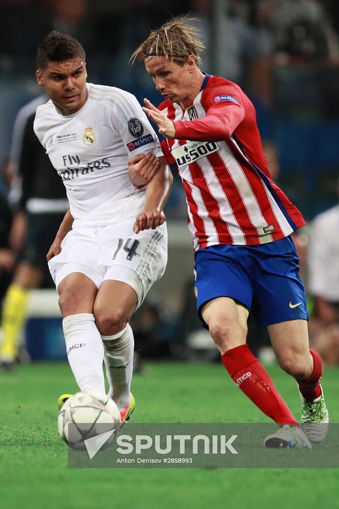 UEFA Champions League final. Real Madrid vs. Atletico Madrid