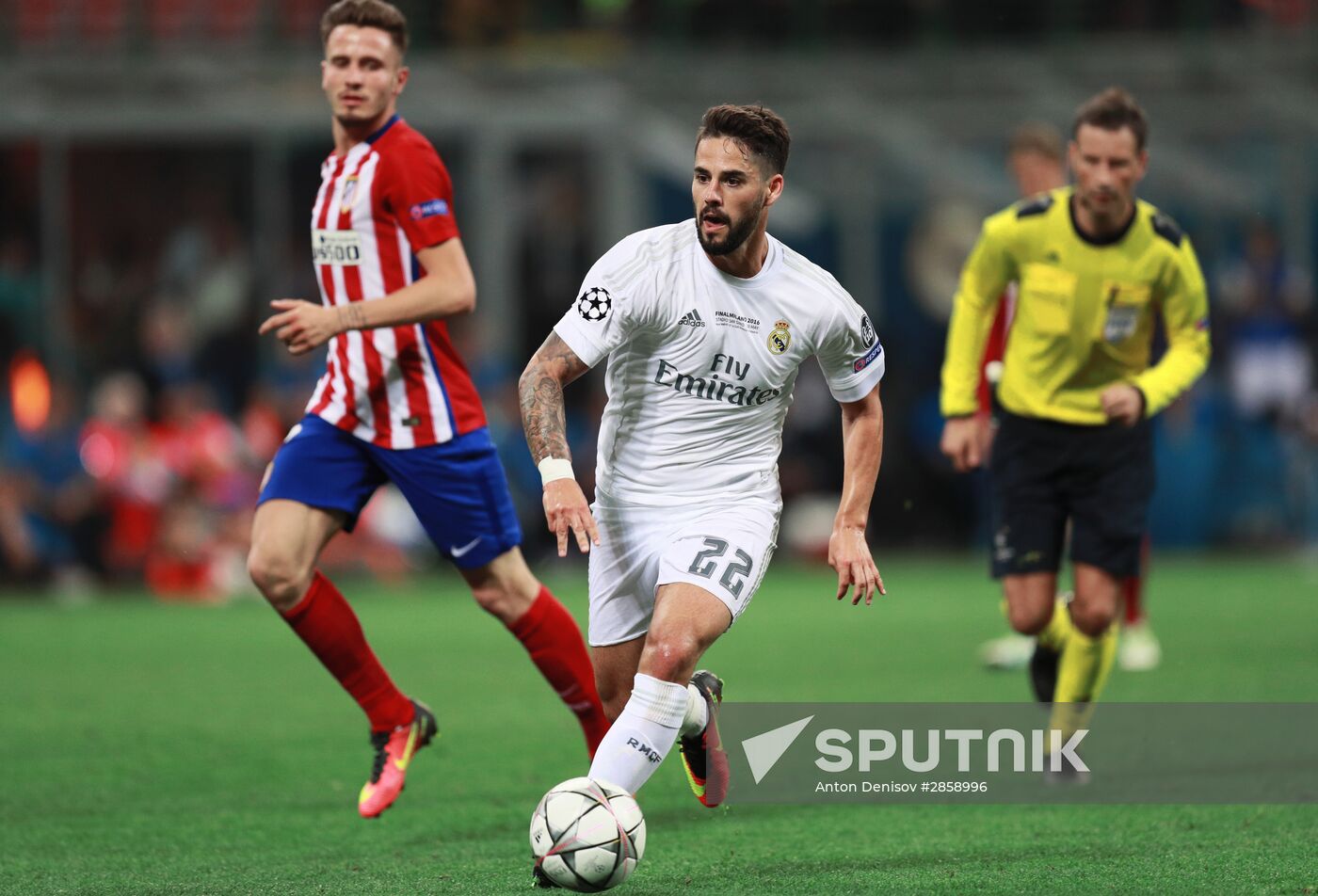 UEFA Champions League final. Real Madrid vs. Atletico Madrid