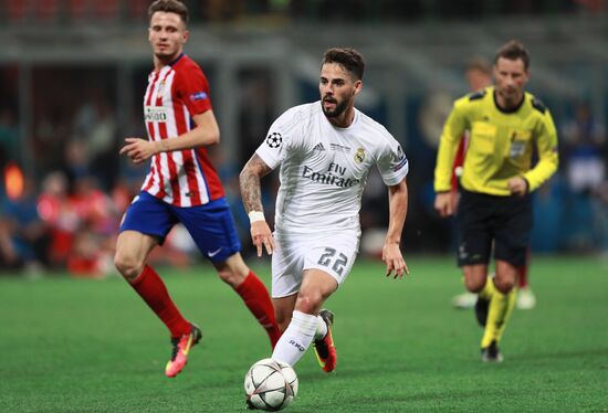 UEFA Champions League final. Real Madrid vs. Atletico Madrid