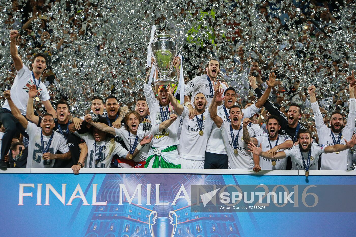 UEFA Champions League final. Real Madrid vs. Atletico Madrid