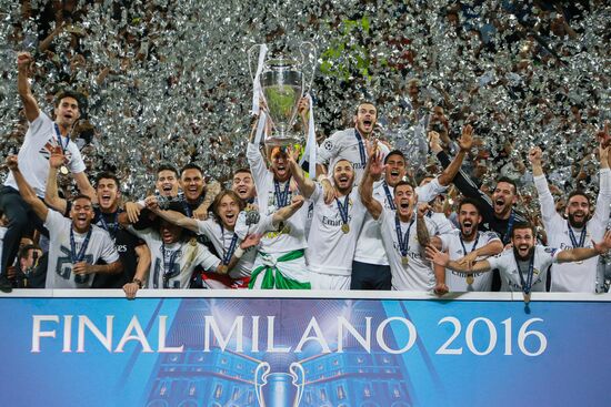 UEFA Champions League final. Real Madrid vs. Atletico Madrid