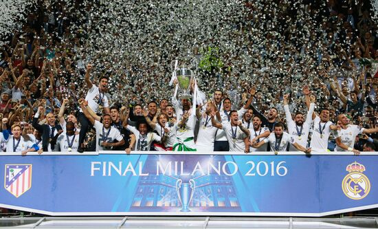 UEFA Champions League final. Real Madrid vs. Atletico Madrid