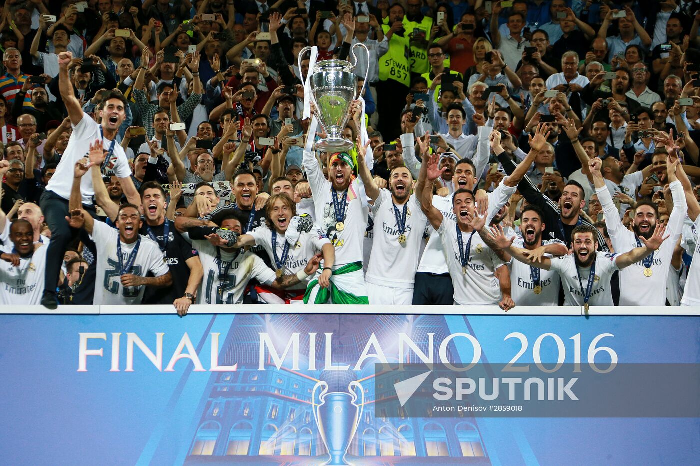 UEFA Champions League final. Real Madrid vs. Atletico Madrid