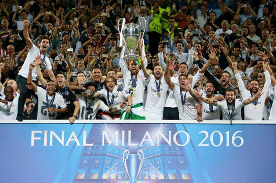 UEFA Champions League final. Real Madrid vs. Atletico Madrid