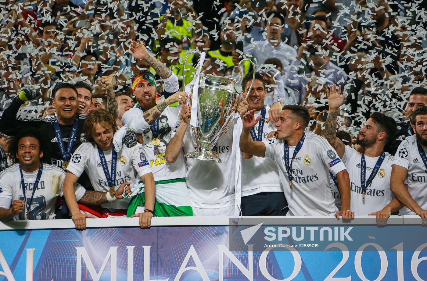 UEFA Champions League final. Real Madrid vs. Atletico Madrid