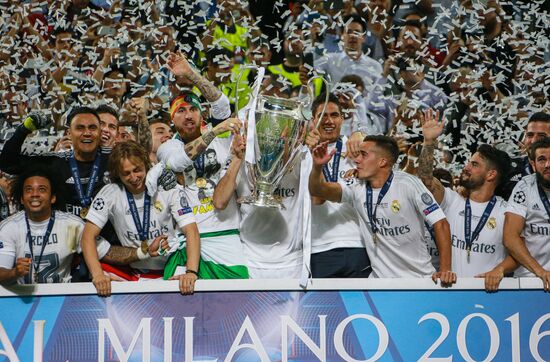 UEFA Champions League final. Real Madrid vs. Atletico Madrid