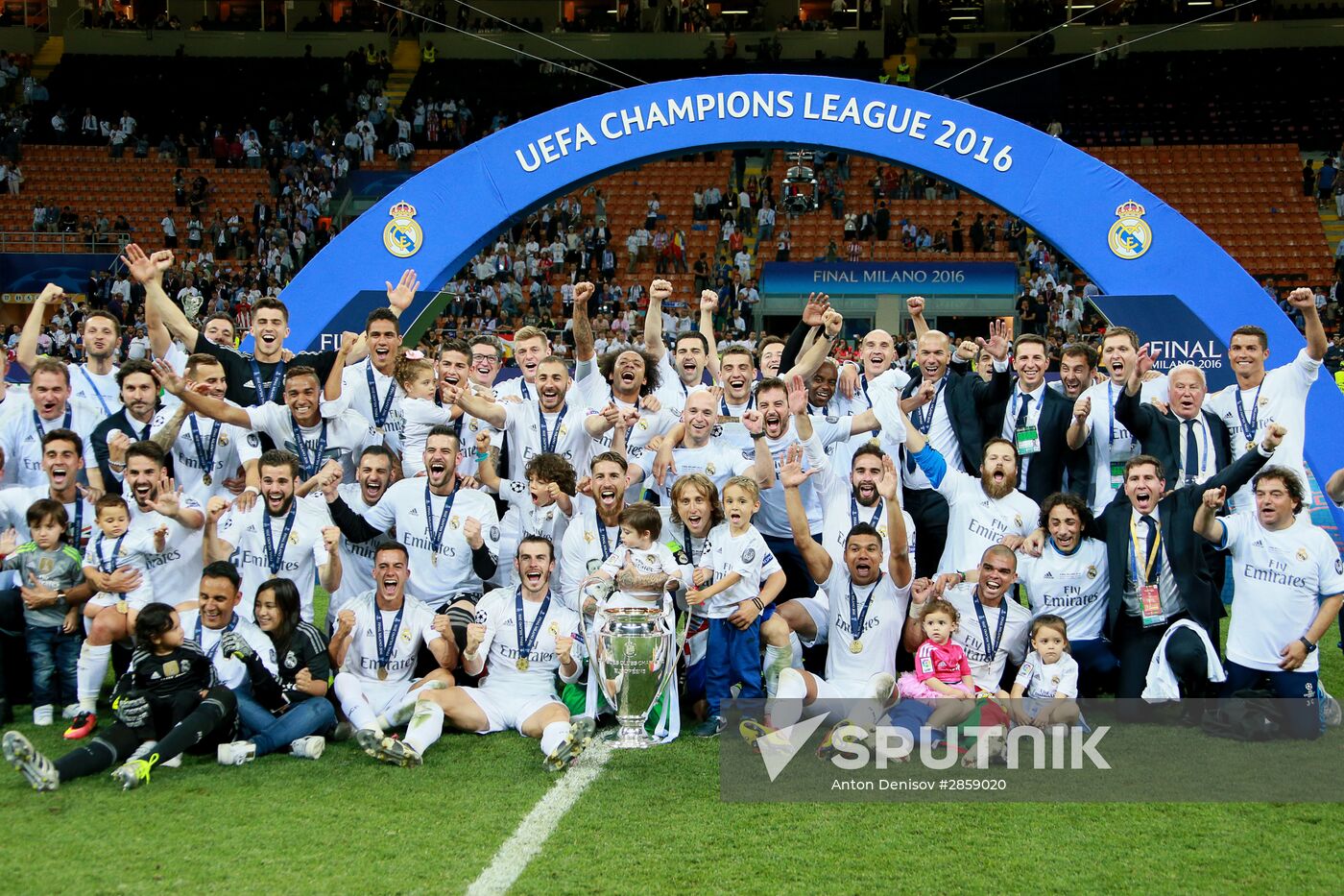 UEFA Champions League final. Real Madrid vs. Atletico Madrid