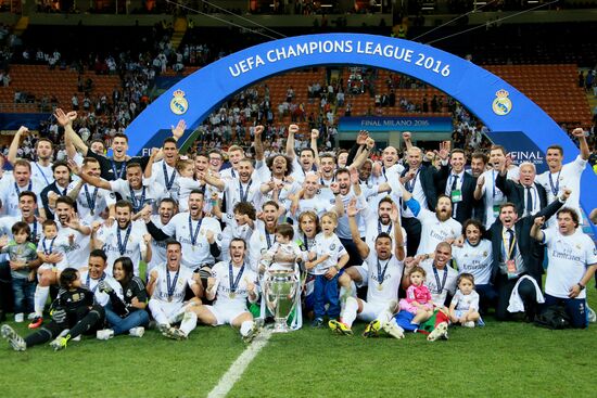 UEFA Champions League final. Real Madrid vs. Atletico Madrid