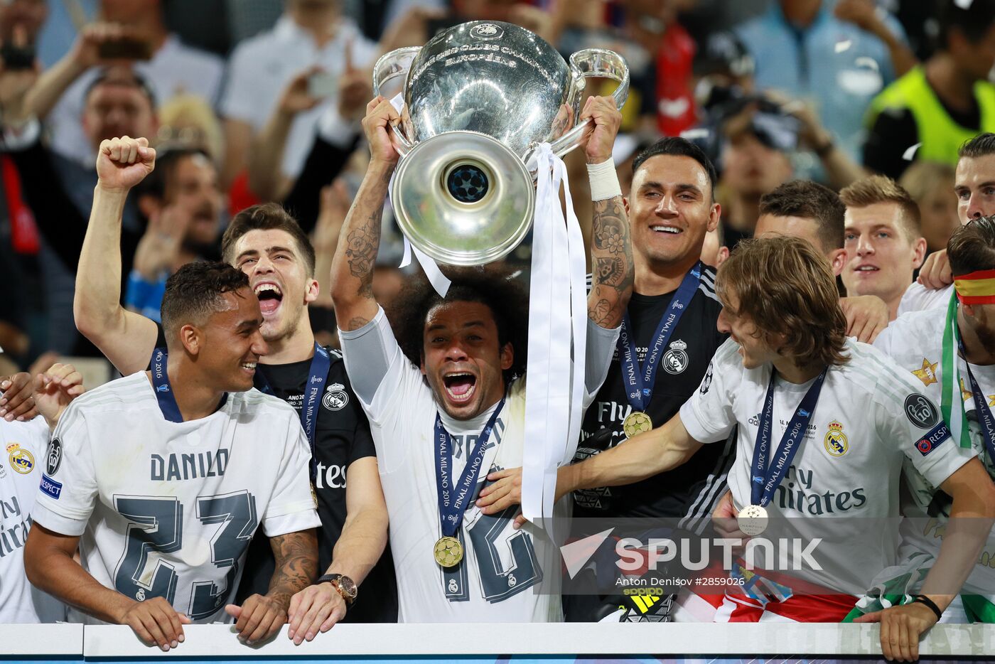 UEFA Champions League final. Real Madrid vs. Atletico Madrid