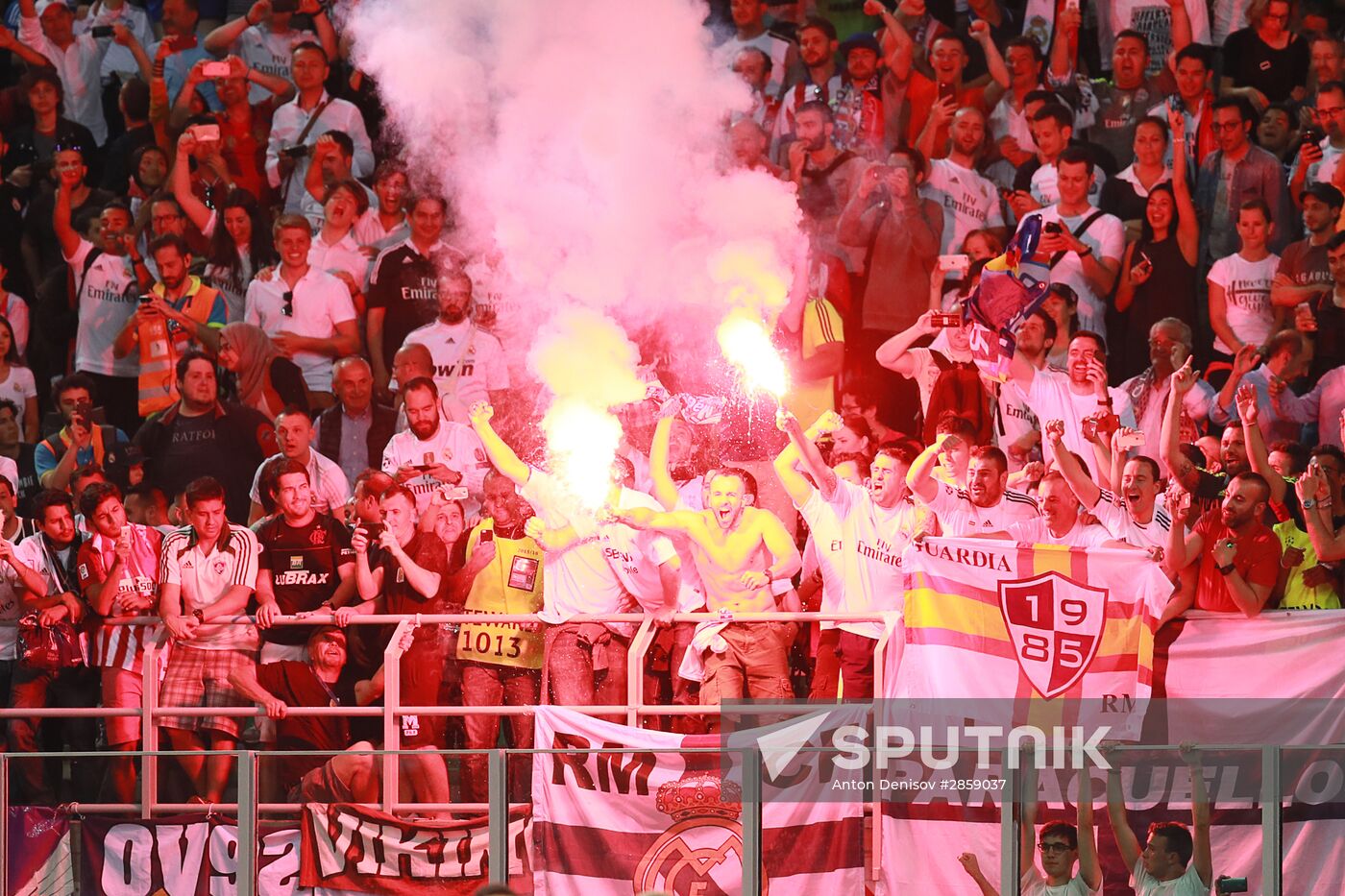 UEFA Champions League final. Real Madrid vs. Atletico Madrid