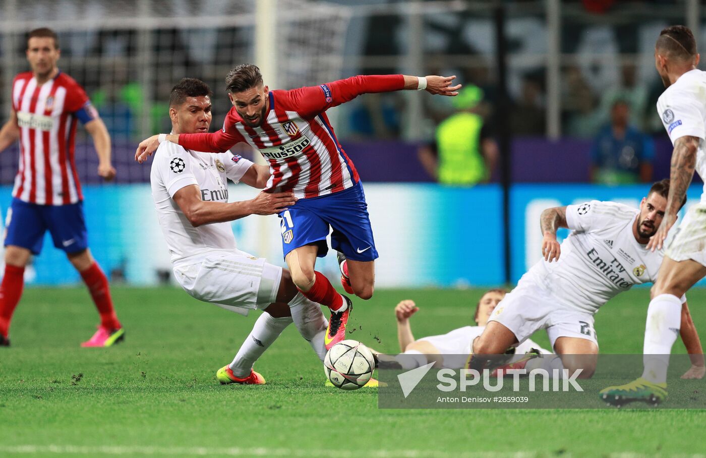 UEFA Champions League final. Real Madrid vs. Atletico Madrid