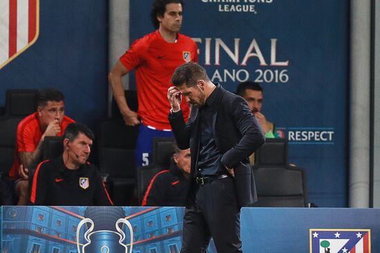 UEFA Champions League final. Real Madrid vs. Atletico Madrid