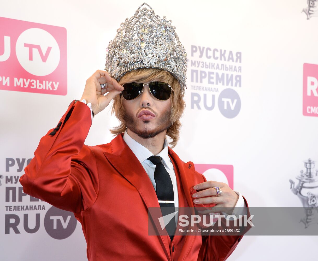 6th award ceremony of Russian Music Awards by TV channel RU.TV