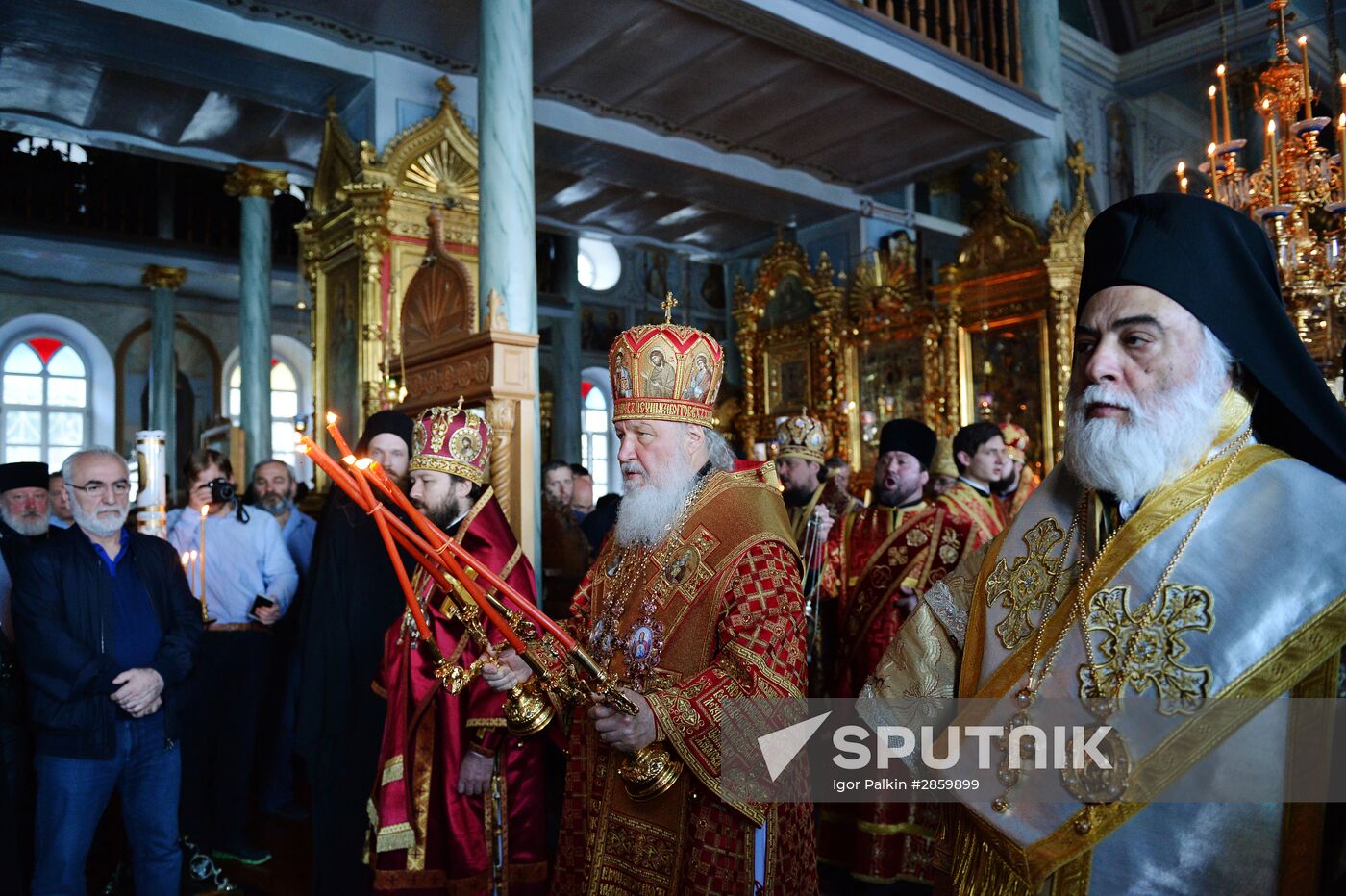 Patriarch of Moscow and All Russia Kirill makes pilgrimage to Mount Athos