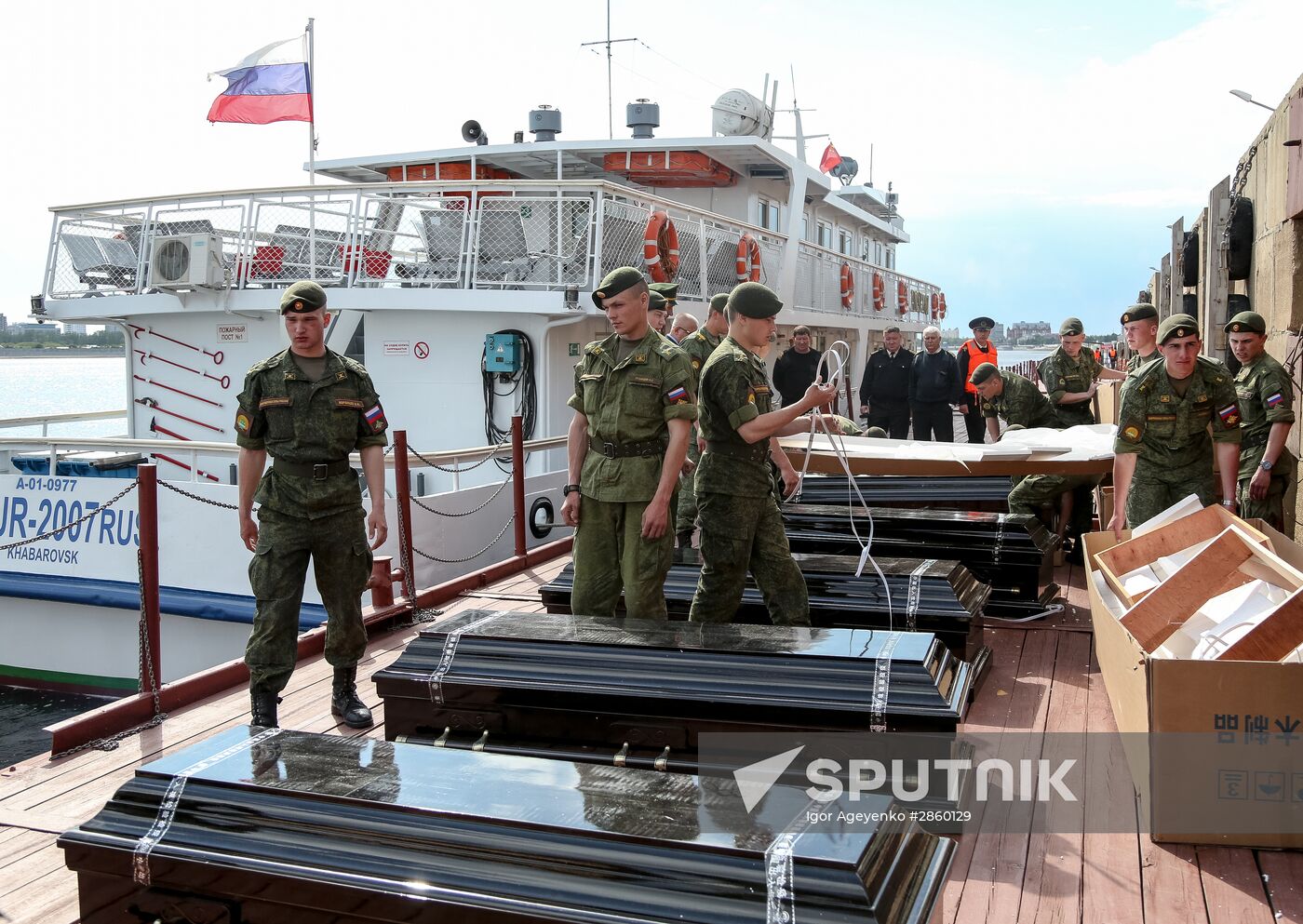 Remains of soldiers killed in Russo-Japanese War brought to Outer Manchuria