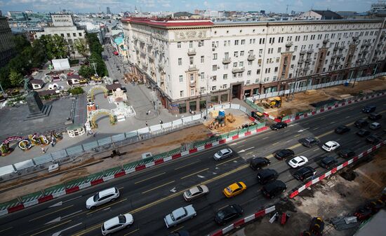 Large-scale reconstruction of Tverskaya Street in Moscow